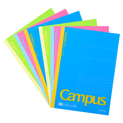 KOKUYO Campus new color wireless binding book notepad soft copy B5 60 page 6 the color random installed WCN-NB568N
KOKUYO Campus new color wireless binding book notepad soft copy B5 60 page 6 the color random installed WCN-NB568N