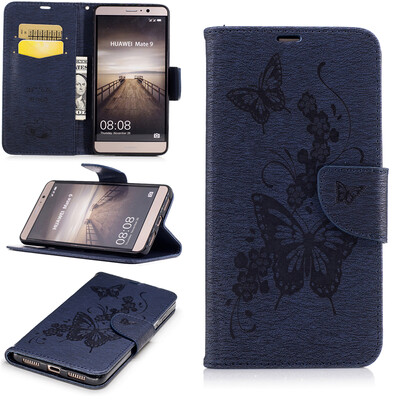 Deep Blue Butterfly Style Embossing Classic Flip Cover with Stand Function and Credit Card Slot for Huawei Mate 9
Deep Blue Butterfly Style Embossing Classic Flip Cover with Stand Function and Credit Card Slot for Huawei Mate 9