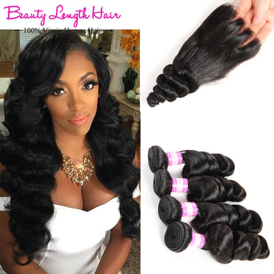 Malaysian loose wave with closure human hair weave 4 bundles with closure Best Malaysian virgin hair with Closure
Malaysian loose wave with closure human hair weave 4 bundles with closure Best Malaysian virgin hair with Closure
