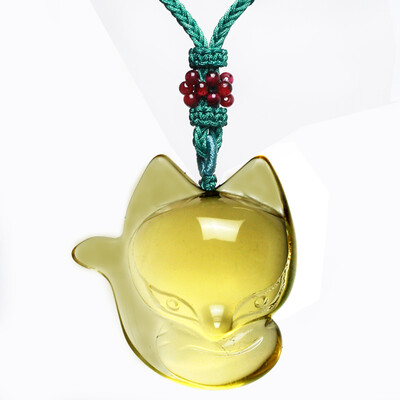 Cinderella Yellow Crystal Fox Pendant Yellow Crystal Necklace Mystery Good Wrong Little Fox Teddy Pendant Womens Yellow
Cinderella Yellow Crystal Fox Pendant Yellow Crystal Necklace Mystery Good Wrong Little Fox Teddy Pendant Womens Yellow