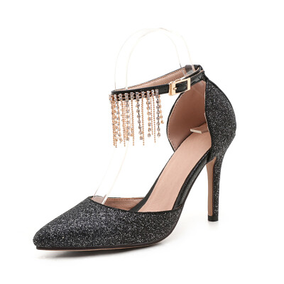 WETKISS 2017 Big Size 32-43 Charming Chains Ankle Strap Women Pumps Ladies Summer Shoes High Heels Pointed toe Wedding Shoes
WETKISS 2017 Big Size 32-43 Charming Chains Ankle Strap Women Pumps Ladies Summer Shoes High Heels Pointed toe Wedding Shoes