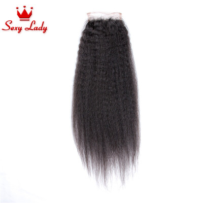 7A Brazilian Kinky Straight Silk Base Closure Unprocessed Human Hair Coarse Yaki Silk Top Closure With Baby Hair Bleached Knots
7A Brazilian Kinky Straight Silk Base Closure Unprocessed Human Hair Coarse Yaki Silk Top Closure With Baby Hair Bleached Knots