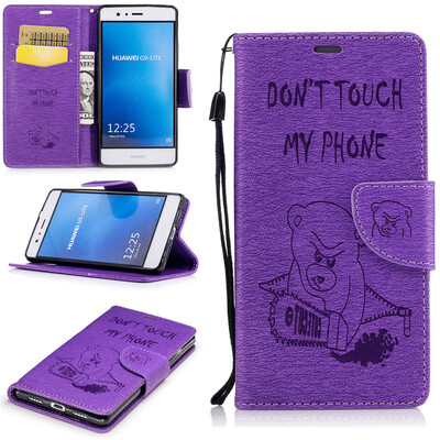 Purple Bear Style Embossing Classic Flip Cover with Stand Function and Credit Card Slot for HUAWEI P9 Lite
Purple Bear Style Embossing Classic Flip Cover with Stand Function and Credit Card Slot for HUAWEI P9 Lite