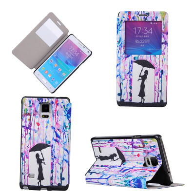 Girl under Umbrella Design PU Leather Flip Cover Wallet Card Holder Case for Samsung Galaxy Note 4
Girl under Umbrella Design PU Leather Flip Cover Wallet Card Holder Case for Samsung Galaxy Note 4