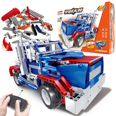 Kai Hui (QIHUI) Puzzle Remote Control Electric Assembly Building Blocks USB Charging Children's Toys Boy Gifts Double Change Mode Star
Kai Hui (QIHUI) Puzzle Remote Control Electric Assembly Building Blocks USB Charging Children's Toys Boy Gifts Double Change Mode Star