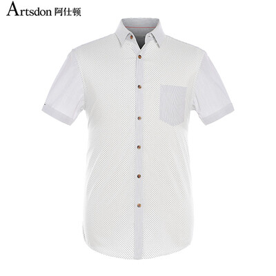 Aston Summer Business Casual Collar Point Stitching Мужская рубашка с коротким рукавом White 185 / XXL A15217501
Aston Summer Business Casual Collar Point Stitching Мужская рубашка с коротким рукавом White 185 / XXL A15217501