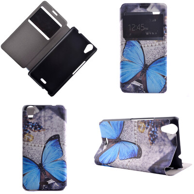 Blue Butterfly Design Кожа PU откидной крышки Кошелек для карты памяти Чехол для Wiko Rainbow Up
Blue Butterfly Design Кожа PU откидной крышки Кошелек для карты памяти Чехол для Wiko Rainbow Up
