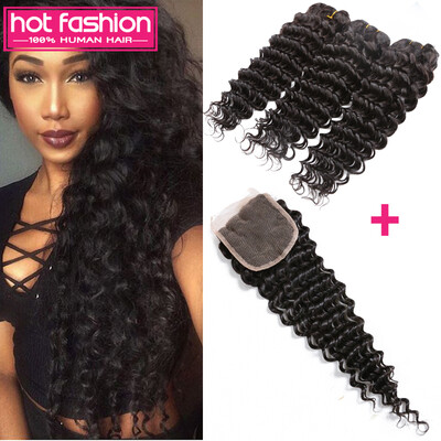 8A Brazilian Virgin Hair Deep Wave 3 Bundles With Closure Hot Selling Unprocessed Brazilian Deep Wave Bundles Hair With Closure
8A Brazilian Virgin Hair Deep Wave 3 Bundles With Closure Hot Selling Unprocessed Brazilian Deep Wave Bundles Hair With Closure
