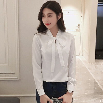 Longyue Women&39s College Pure Color Shirt Shirt Shirt Slim Long Sleeve Bow Shirt LWCC173314 White
Longyue Women&39s College Pure Color Shirt Shirt Shirt Slim Long Sleeve Bow Shirt LWCC173314 White