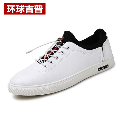 Universal Jeep (HUANQIUJIPU) fashion casual shoes Korean fashion casual board shoes wild fashion shoes 17100HH289 white 41