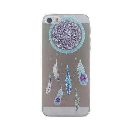 Синий Dreamcatcher Pattern Мягкий тонкий ТПУ резиновый силиконовый гель Чехол для IPHONE 5/5S/5SE 
Синий Dreamcatcher Pattern Мягкий тонкий ТПУ резиновый силиконовый гель Чехол для IPHONE 5/5S/5SE