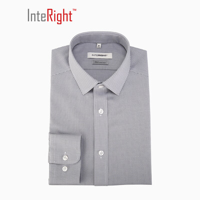 INTERIGHT DP80 jacquard men's clothing-free long-sleeved shirt gray small XL code 
INTERIGHT DP80 jacquard men's clothing-free long-sleeved shirt gray small XL code