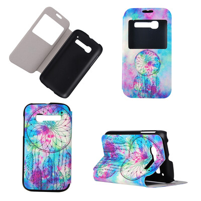 Pink Dreamcatcher Design PU Leather Flip Cover Wallet Card Holder Case for Alcatel One Touch Pop C5
Pink Dreamcatcher Design PU Leather Flip Cover Wallet Card Holder Case for Alcatel One Touch Pop C5