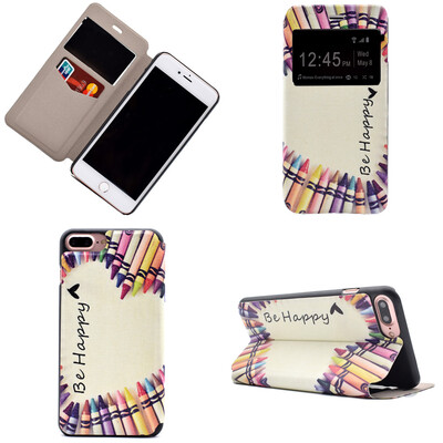 Красочный дизайн Crayon PU кожа флип Обложка Кошелек Карты Держатель чехол для iPhone 7 Plus
Красочный дизайн Crayon PU кожа флип Обложка Кошелек Карты Держатель чехол для iPhone 7 Plus