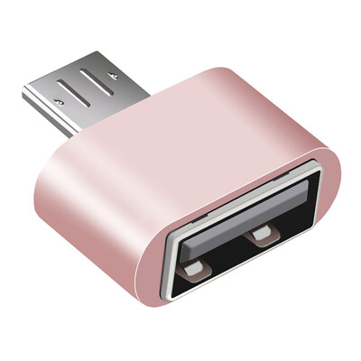 BYY USB20 to Micro OTG adapter Rose gold mobile phone OTG Andrews data cable conversion head for Meizu Samsung millet etc
BYY USB20 to Micro OTG adapter Rose gold mobile phone OTG Andrews data cable conversion head for Meizu Samsung millet etc
