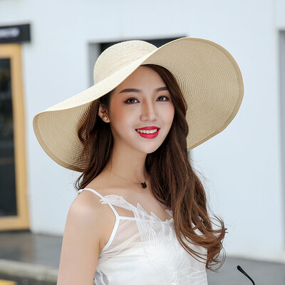 Dusenna DUSENNA sun hat female summer sun hat woman big along the beach hat sunscreen straw hat anti-UV cover Korean version of the cooler bow tie blue
Dusenna DUSENNA sun hat female summer sun hat woman big along the beach hat sunscreen straw hat anti-UV cover Korean version of the cooler bow tie blue