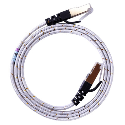 AMPCOM AMCOM AMCAT6AWH0850 super six flat cable pure copper CAT6A network jumper gold-plated shielded computer router connection cable white 5 meters
AMPCOM AMCOM AMCAT6AWH0850 super six flat cable pure copper CAT6A network jumper gold-plated shielded computer router connection cable white 5 meters