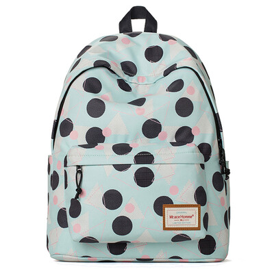 Mr.ace Homme wave point printed shoulder bag female backpack large and medium students female school bag Korean version of the wave package MR16C0429B light green
Mr.ace Homme wave point printed shoulder bag female backpack large and medium students female school bag Korean version of the wave package MR16C0429B light green