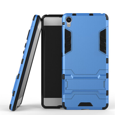 Blue Slim Robot Armor Kickstand Shockproof Hard Rugged Rubber Back Case For SONY Xperia XA
Blue Slim Robot Armor Kickstand Shockproof Hard Rugged Rubber Back Case For SONY Xperia XA