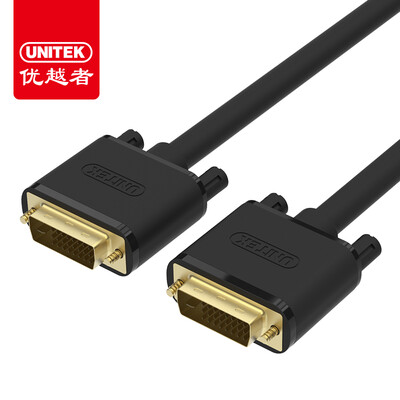 (UNITEK) Кабель DVI для кабеля dvi-d 3 м 24 + 1 подключенный к компьютеру телевизионный канал с двухканальным широковещательным цифровым видеокабелем высокого разрешения Y-C209C 
(UNITEK) Кабель DVI для кабеля dvi-d 3 м 24 + 1 подключенный к компьютеру телевизионный канал с двухканальным широковещательным цифровым видеокабелем высокого разрешения Y-C209C