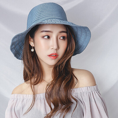 Jingdong supermarket Meng Si Ke MSEK WMZ170780 hat female Korean version of the rivet patch sun hat big along the beach cap basin cap lake blue
Jingdong supermarket Meng Si Ke MSEK WMZ170780 hat female Korean version of the rivet patch sun hat big along the beach cap basin cap lake blue