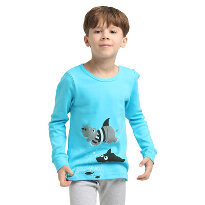 VIV & LUL Children's Underwear Men's Cotton Winter Underwear Set DV418321 Lake Blue 140cm
VIV & LUL Children's Underwear Men's Cotton Winter Underwear Set DV418321 Lake Blue 140cm