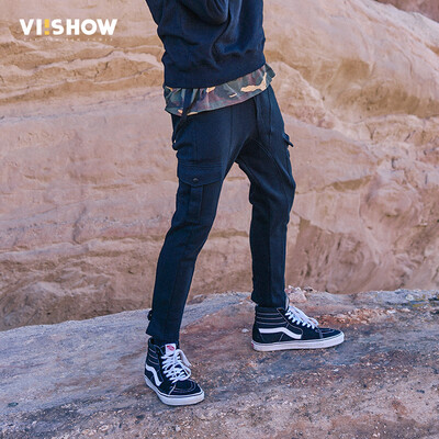 Wei Xiu (viishow) casual pants men trend Europe and the United States simple casual trousers youth casual pants KC14421711 black
Wei Xiu (viishow) casual pants men trend Europe and the United States simple casual trousers youth casual pants KC14421711 black