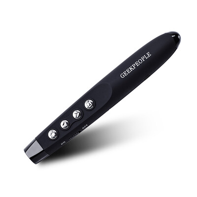 Гости полюсный (GEEKPEOPLE) G10 лазерный указатель флип ручка PPT удаленного перо проектор перо электронный указатель красный лазер черный
Гости полюсный (GEEKPEOPLE) G10 лазерный указатель флип ручка PPT удаленного перо проектор перо электронный указатель красный лазер черный