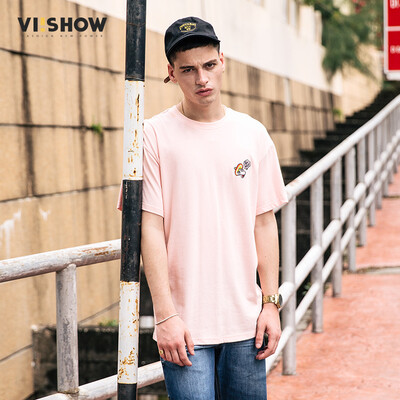 Wei Xiu viishow round neck collar short sleeve T-shirt male casual men's embroidery short T solid color T-shirt TD14371721 pink L
Wei Xiu viishow round neck collar short sleeve T-shirt male casual men's embroidery short T solid color T-shirt TD14371721 pink L