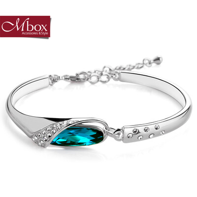 Mbox bracelet female models with Swarovski crystal elements Korean fashion couple girlfriend bracelet Eternal City color blue
Mbox bracelet female models with Swarovski crystal elements Korean fashion couple girlfriend bracelet Eternal City color blue