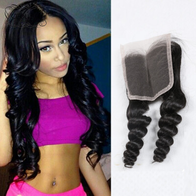 100% Virgin Brazilian Loose Wave Lace Closure Bleached Knots Virgin Hair Middle/Free/3 Part Closure Can Be Dyed No Tang 8A
100% Virgin Brazilian Loose Wave Lace Closure Bleached Knots Virgin Hair Middle/Free/3 Part Closure Can Be Dyed No Tang 8A