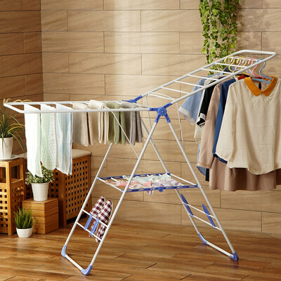 Ou Runzhe drying rack airfoil landing large multi-purpose drying rack indoor&outdoor balcony clothes rail increase version blue
Ou Runzhe drying rack airfoil landing large multi-purpose drying rack indoor&outdoor balcony clothes rail increase version blue