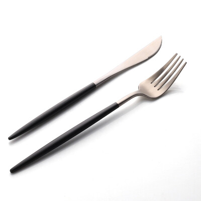 Jingdong Supermarket Sunshine flying song 304 stainless steel knife&fork hotel supplies West tableware steak knife&fork black silver two sets
Jingdong Supermarket Sunshine flying song 304 stainless steel knife&fork hotel supplies West tableware steak knife&fork black silver two sets