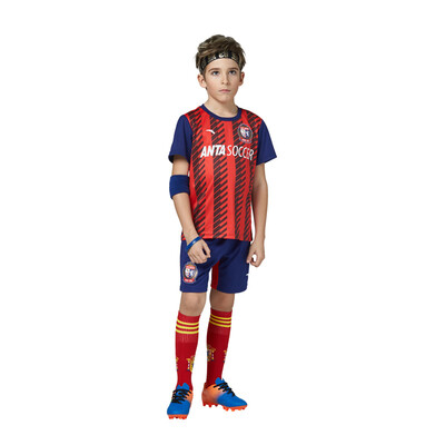 Anta (ANTA) children's clothing boys soccer set children's sportswear two-piece suit 35722203 heat red / twilight blue 170
Anta (ANTA) children's clothing boys soccer set children's sportswear two-piece suit 35722203 heat red / twilight blue 170
