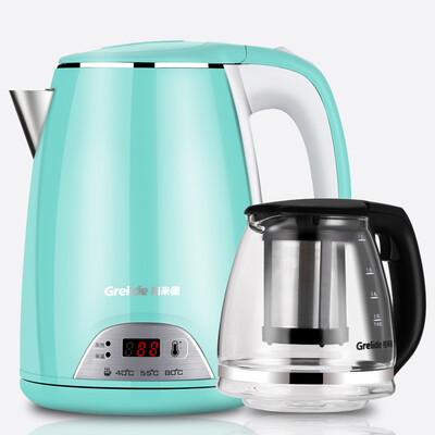 Grelide Grelide electric kettle 304 stainless steel three sections of the double-layer anti-hot card 12L electric kettle D1206AEK
Grelide Grelide electric kettle 304 stainless steel three sections of the double-layer anti-hot card 12L electric kettle D1206AEK