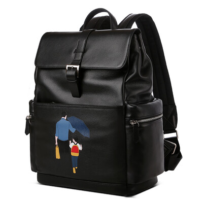 Pimp excellent one P. kuone shoulder bag male large capacity casual cowhide men's backpack Korean student bag youth bag male bag P770847 black
Pimp excellent one P. kuone shoulder bag male large capacity casual cowhide men's backpack Korean student bag youth bag male bag P770847 black