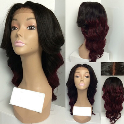 8A Full Lace Human Hair Wigs Ombre Black To 99J Brazilian Virgin Hair BodyWave Gluless Lace Front Human Hair Wigs For Black Women
8A Full Lace Human Hair Wigs Ombre Black To 99J Brazilian Virgin Hair BodyWave Gluless Lace Front Human Hair Wigs For Black Women