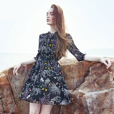 Ditu Ditto TMBD823 Печать Шифон из дерева Бабочка пояс Элегантный темперамент платье Шифон черный S
Ditu Ditto TMBD823 Печать Шифон из дерева Бабочка пояс Элегантный темперамент платье Шифон черный S