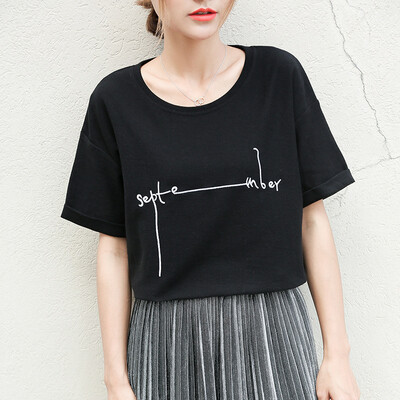 City Plus CITYPLUS Arts Fan Casual wild fashion letter Embroidered bottom shirt shirt Loose short sleeve T-shirt CWTD174163 Black
City Plus CITYPLUS Arts Fan Casual wild fashion letter Embroidered bottom shirt shirt Loose short sleeve T-shirt CWTD174163 Black