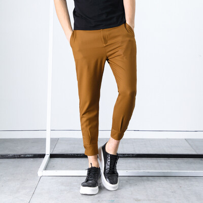 YOMS Men's casual pants male straight trousers Korean version of the woven single wear pure color tide male casual pants 02268 camel L175
YOMS Men's casual pants male straight trousers Korean version of the woven single wear pure color tide male casual pants 02268 camel L175