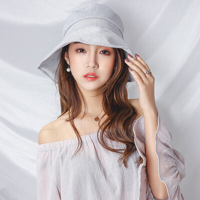 MSEK WMZ170769 hat female Korean version of the big cloth along the sunset hat sun hat beach hat to send wind rope light gray
MSEK WMZ170769 hat female Korean version of the big cloth along the sunset hat sun hat beach hat to send wind rope light gray