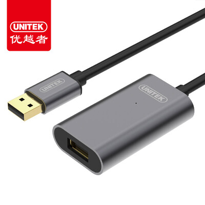 UNITEK Y-274BK USB20 male to female computer signal to enlarge the extension line 20 meters printer wireless card scanning gun extension cable aluminum alloy
UNITEK Y-274BK USB20 male to female computer signal to enlarge the extension line 20 meters printer wireless card scanning gun extension cable aluminum alloy