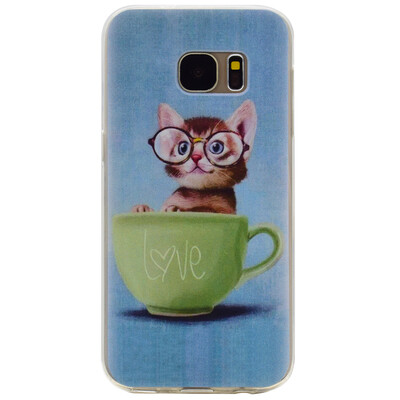 Glasses cat Pattern Soft Thin TPU Rubber Silicone Gel Case Cover for Samsung GALAXY S7
Glasses cat Pattern Soft Thin TPU Rubber Silicone Gel Case Cover for Samsung GALAXY S7