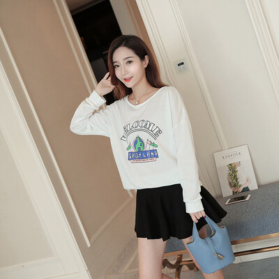 VIVAHEART fashion Korean version of women loose loose print letters letters wild round collar sets of sweater women VWWY172234 white all
VIVAHEART fashion Korean version of women loose loose print letters letters wild round collar sets of sweater women VWWY172234 white all