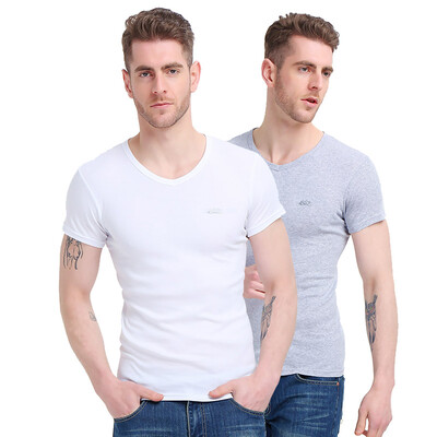 【Jingdong Supermarket】 Bosideng Men's Vest 2-piece men's T-shirt short-sleeved cotton V-necked shirt solid color breathable sweat gray + white XXXL
【Jingdong Supermarket】 Bosideng Men's Vest 2-piece men's T-shirt short-sleeved cotton V-necked shirt solid color breathable sweat gray + white XXXL