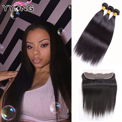 YYONG 8A Peruvian Virgin Hair With Closure 3 Bundles Peruvian Straight Hair With Frontal Closure Human Hair With Closure
YYONG 8A Peruvian Virgin Hair With Closure 3 Bundles Peruvian Straight Hair With Frontal Closure Human Hair With Closure
