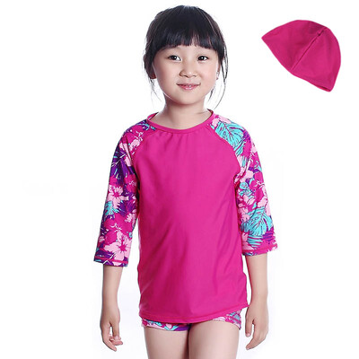Yizi (EZI) children's girls sunscreen surf clothing in the sleeves shorts three-piece swimwear swim cap Ezi12023 rose red 90cm
Yizi (EZI) children's girls sunscreen surf clothing in the sleeves shorts three-piece swimwear swim cap Ezi12023 rose red 90cm