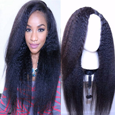 Brazilian U Part Human Hair Wigs For Black Women Kinky Straight U Part Wig With Baby Hair
Brazilian U Part Human Hair Wigs For Black Women Kinky Straight U Part Wig With Baby Hair