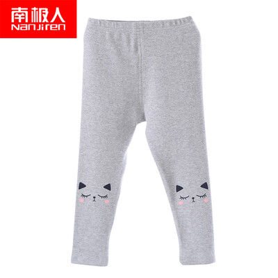 Antarctic Nanjiren girls leggings new fashion print casual children pants light gray ash 130
Antarctic Nanjiren girls leggings new fashion print casual children pants light gray ash 130