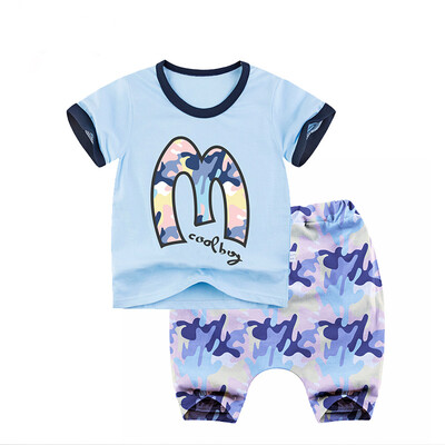Yue Tong Lai children's suit summer boy short-sleeved T-shirt harem pants summer suit Y1915 camouflage letters 150
Yue Tong Lai children's suit summer boy short-sleeved T-shirt harem pants summer suit Y1915 camouflage letters 150